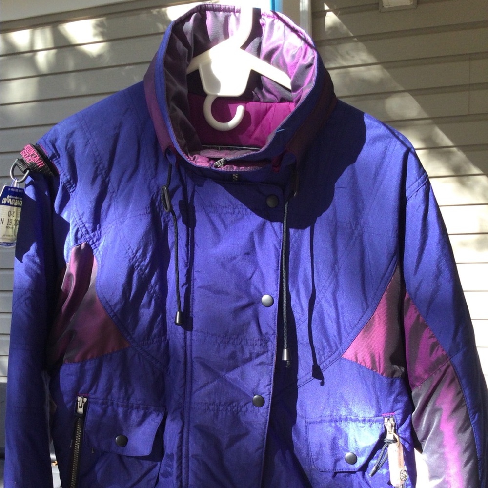 Colorblock Ski Jacket, Mountain Goat,  Lady's Large